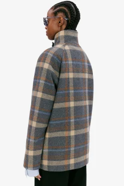 Sale Elvine Melvina grey check Greycheck