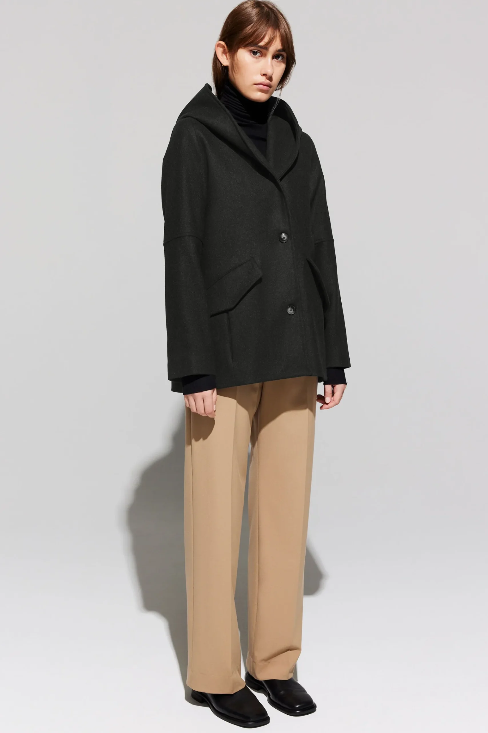 Store Elvine Velda dark grey melange Darkgreymelange